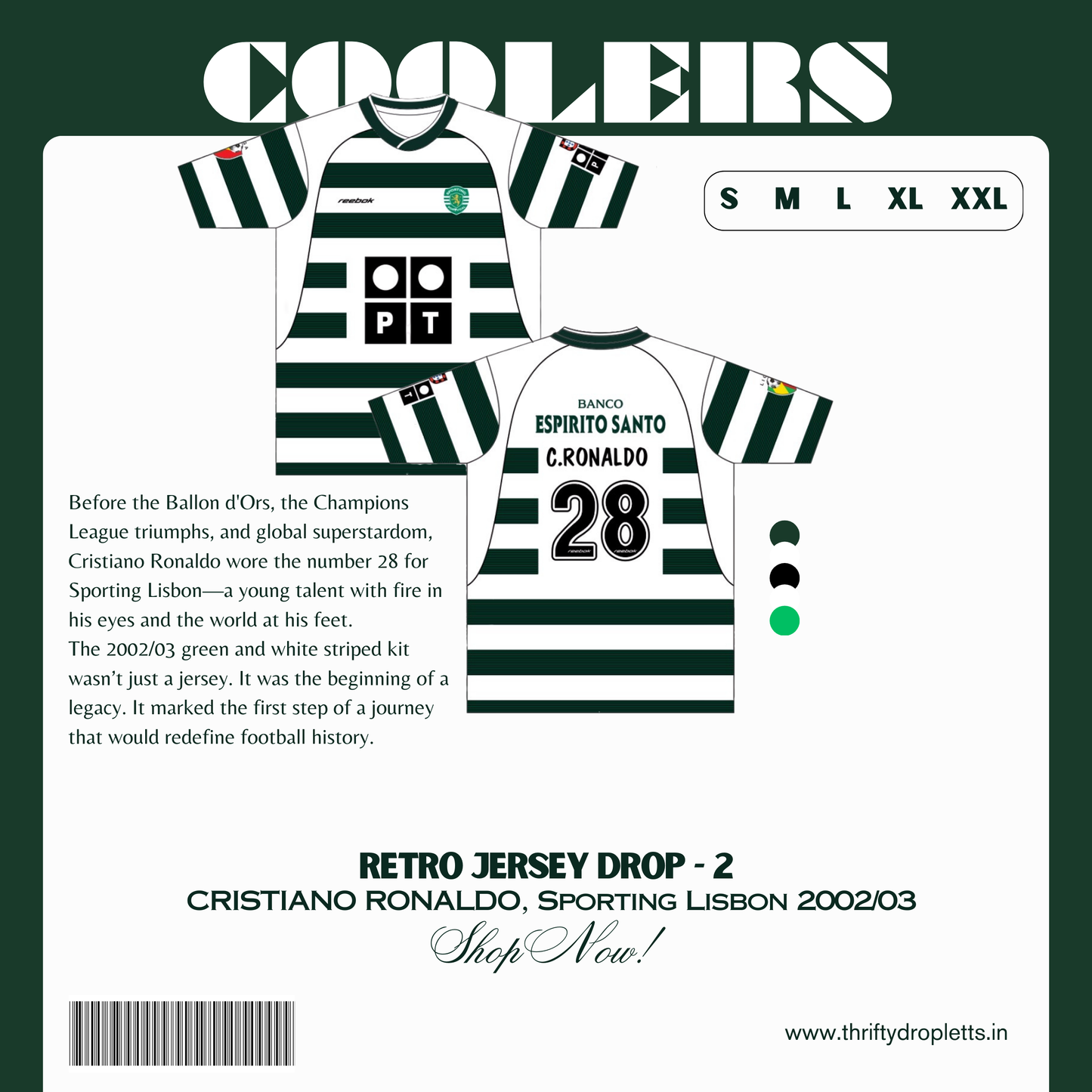 CRISTIANO RONALDO, SPORTING LISBON 2002/03
